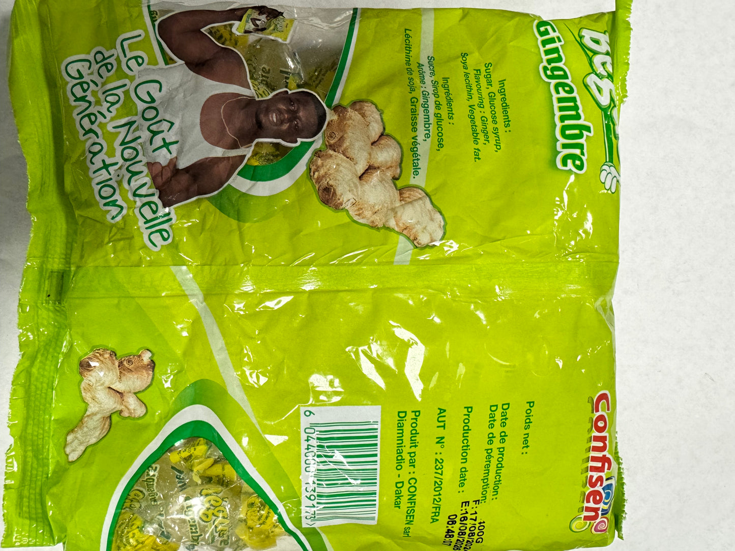 BEGUÉ CARAMELLE SENEGALESI