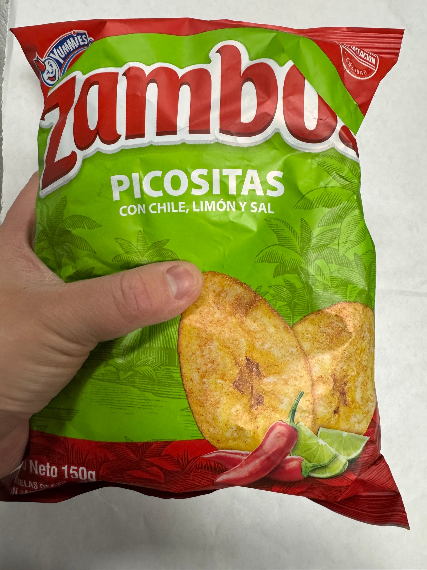 ZAMBOS PICOSITAS CHILE Y LIMON , CHICCHARON