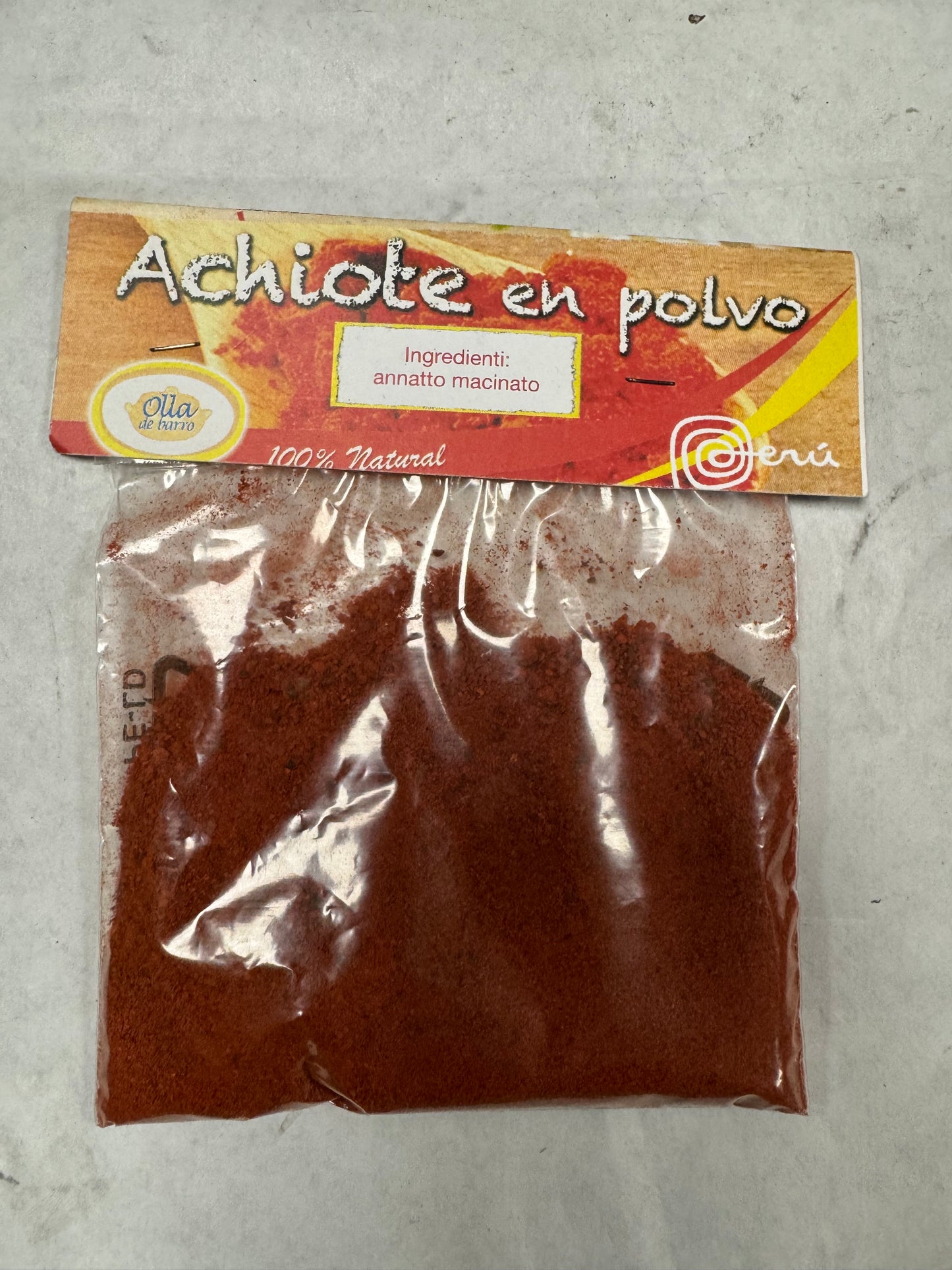 ACHIOTE IN POLVERE ANNATTO IN POLVERE