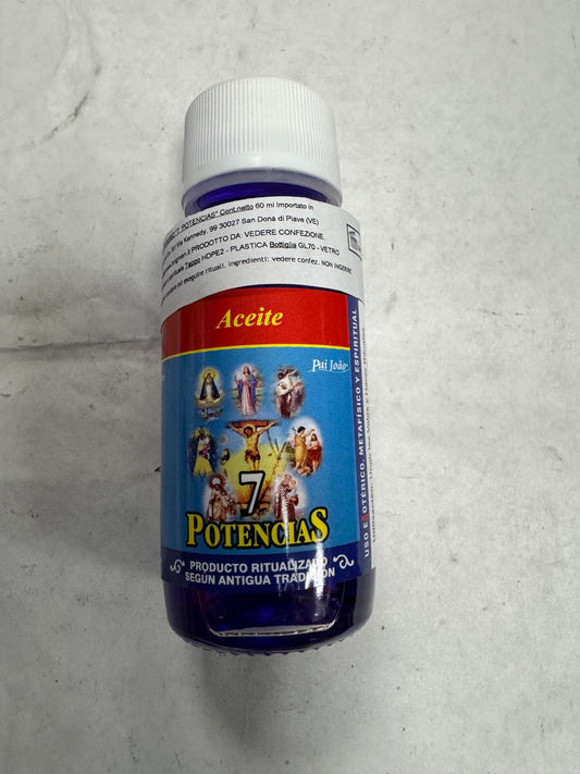 ACEITE OLIO PER ESOTERISMO “7 POTENCIA” 60ML